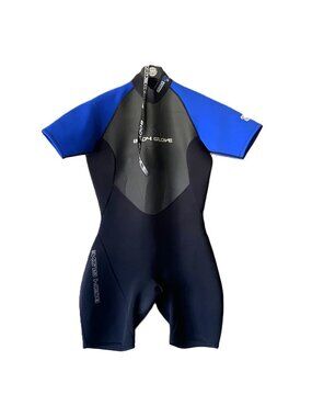 Body Glove Pro 2 Women's Spring Wetsuit 13/14 — Navy/Blue Short Sleeve Shorty
